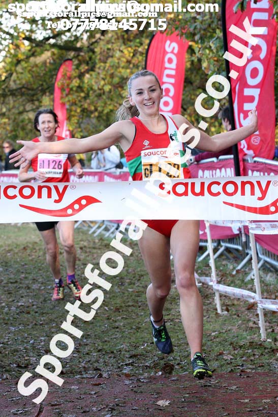 Senior womens National Cross Country Relay, Berry Hill Park, Mansfield. Photo:  David T. Hewitson/Sports for All Pics